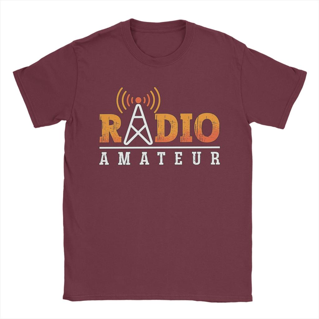 Ham Radio Amateur TShirt Summer Novelty T Shirts Unisex Cotton Round Neck Plus Size XL Clothes Short Sleeves YK Funny Tshirt