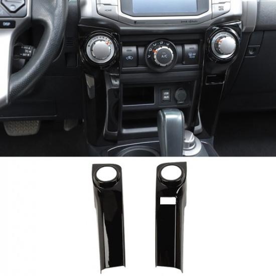 Dashboard Air Conditioner Control Switch Knob Panel Decor Trim for 4runner 2010+ чёрный
