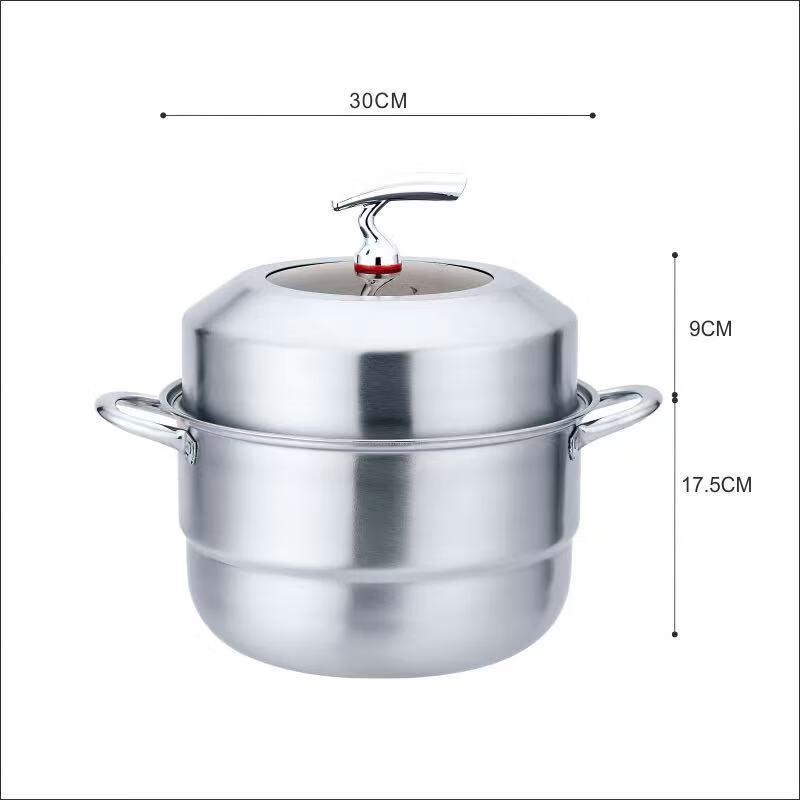 Lilang Food Grade Stainless Steel Steamer Pot