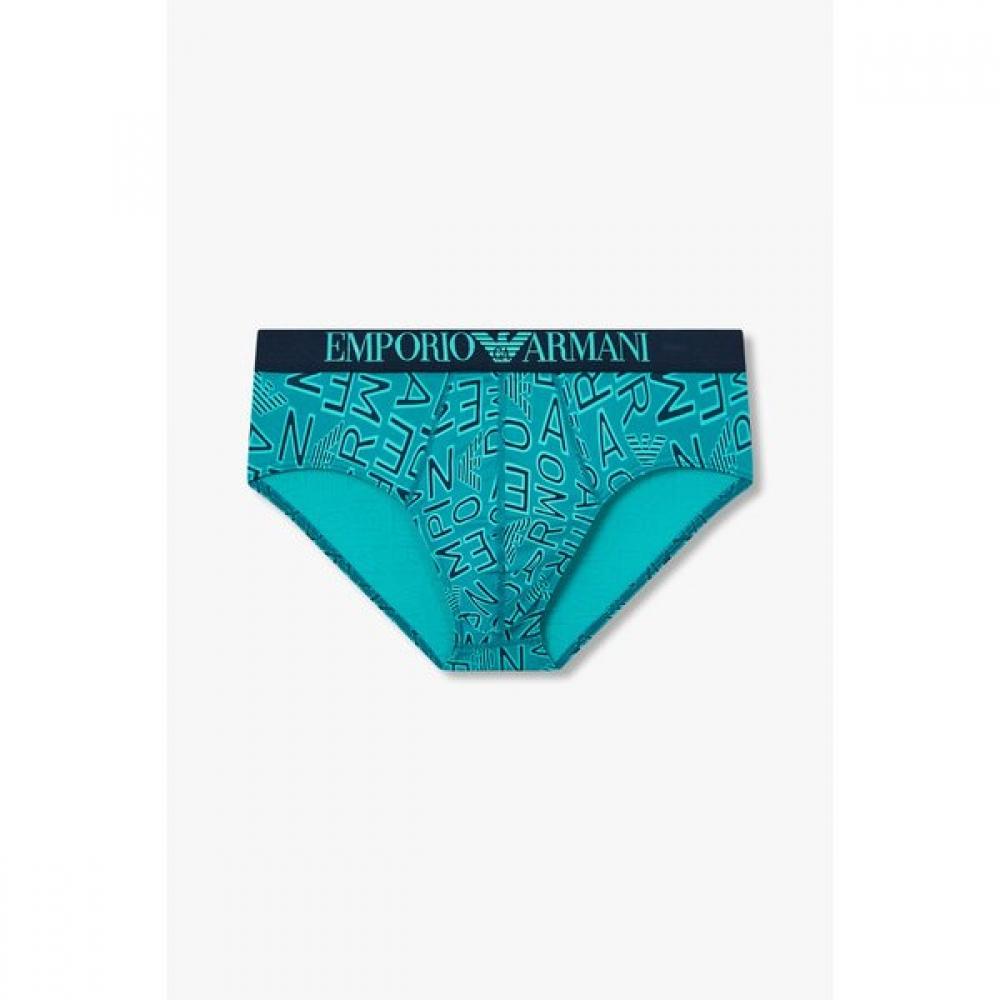 Emporio Armani Men S Logo Banding Patterned Poly Brief 2Set 0815111026 0815111029 
