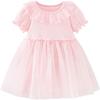 Minibala Girls' Bowknot Mesh A-line Dress