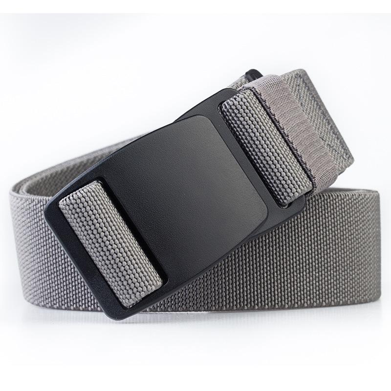 

2018 Elastic Casual Belt with Duraflex Pom Buckle, Customizable Logo серый