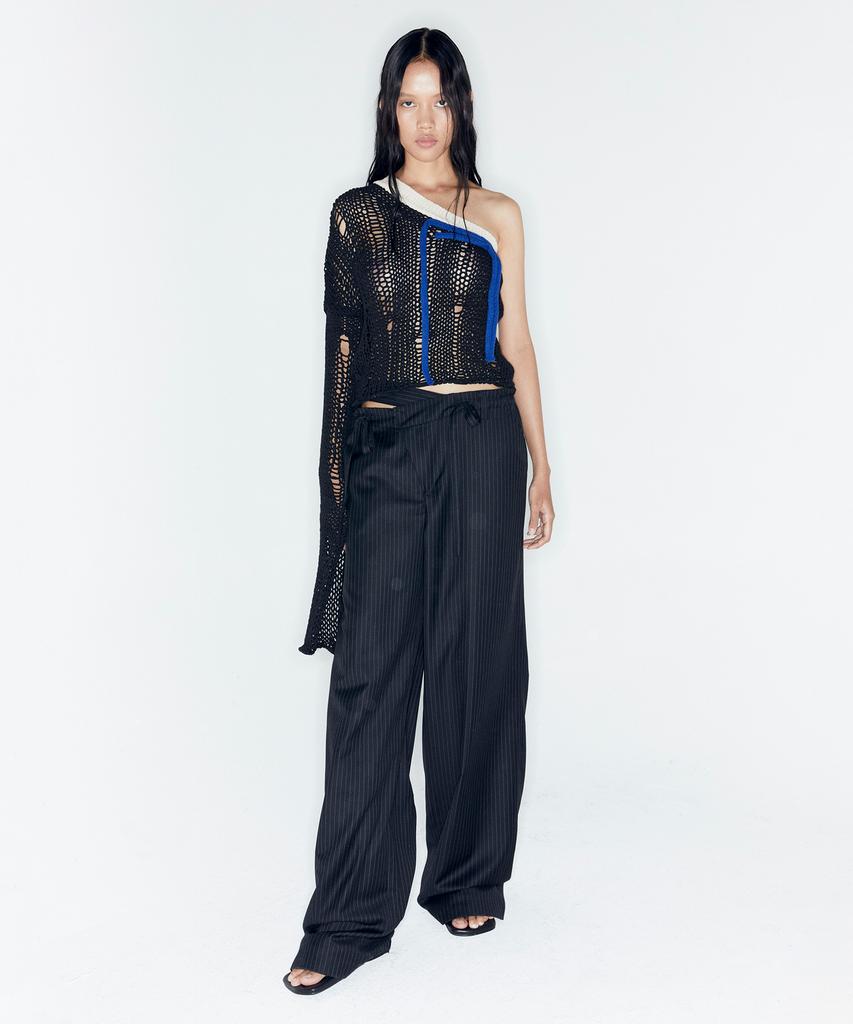 ADSB ANDERSSON BELL Adsb X Ottolinger One Shoulder Knit Atb1215W(Black)