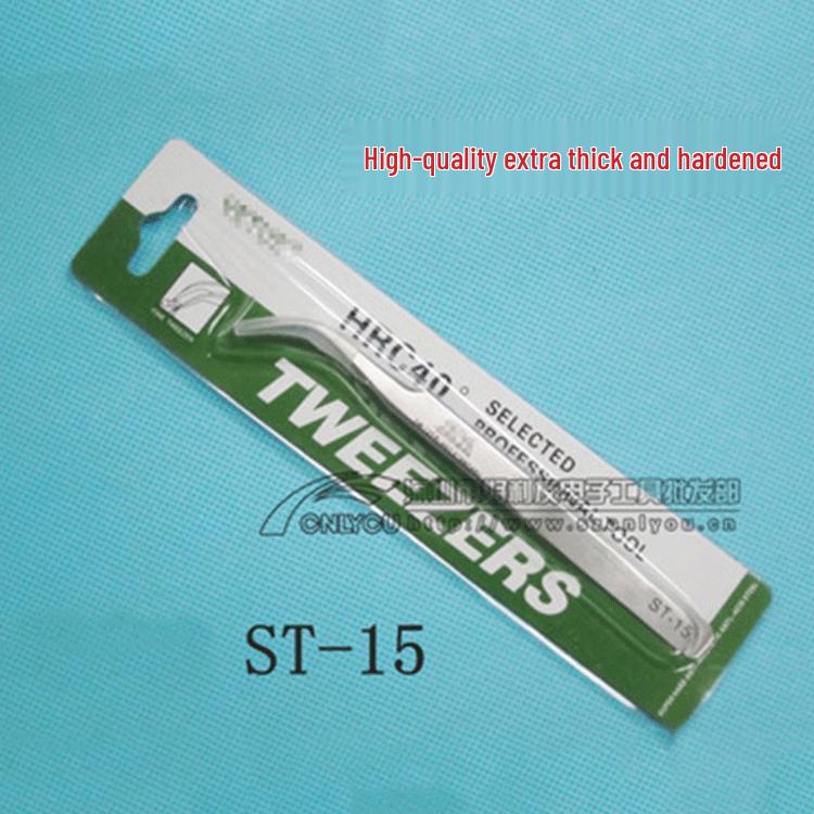 V-brand Swiss Stainless Steel Precision Tweezers Series: ST-10, 11, 12, 13, 14, 15, 16, 17.