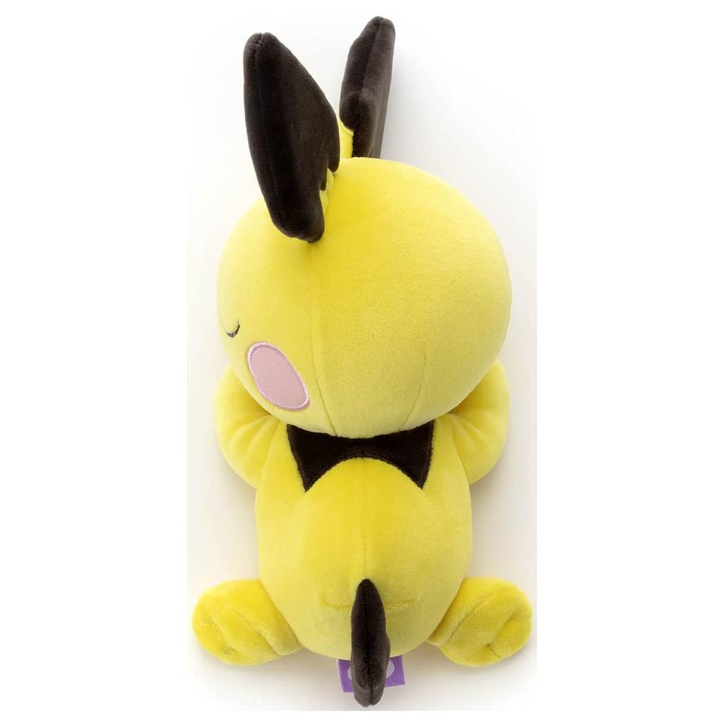 Takara Tomy Arts Pokemon Sleeping Friend Plush Toy S Pichu Width Approx. 26cm
