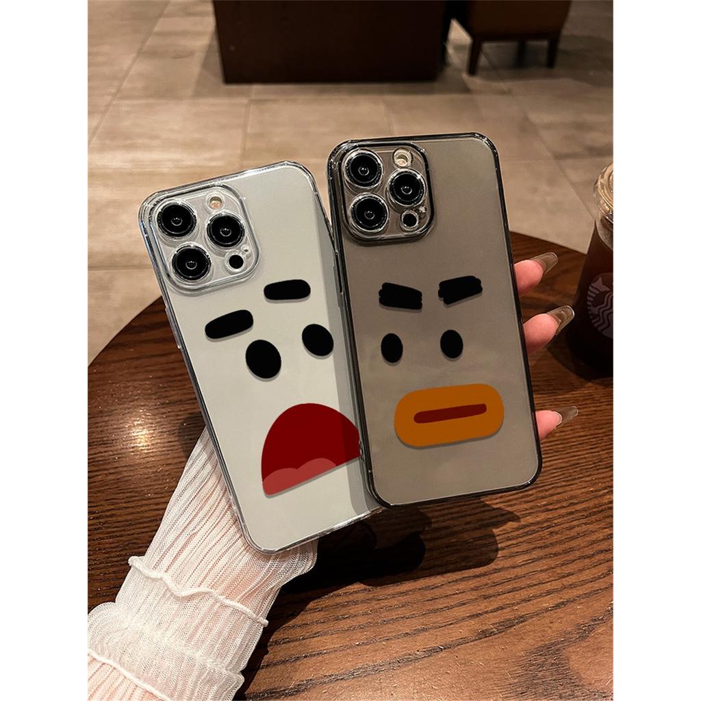 Funny Meme Face TPU Phone Case For IPhone 15 14 13 12 11 Pro Max X XR XS 8 7 Plus, Clear Shockproof Protective Cover