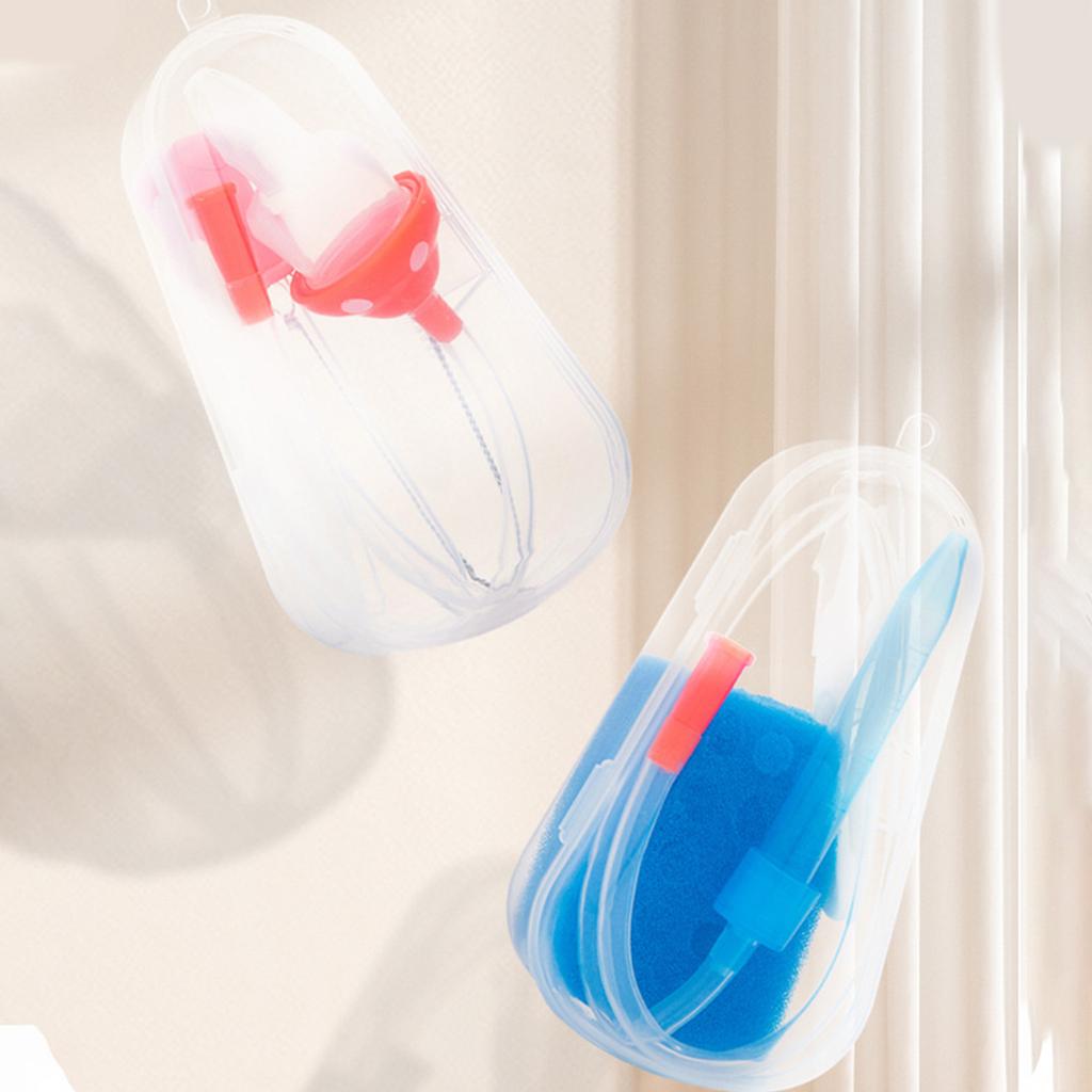 Easy To Use Infant Nose Cleaner Set Baby Nose Clearing Device Portable Baby Nasal Aspirator Set for Delicate Noses