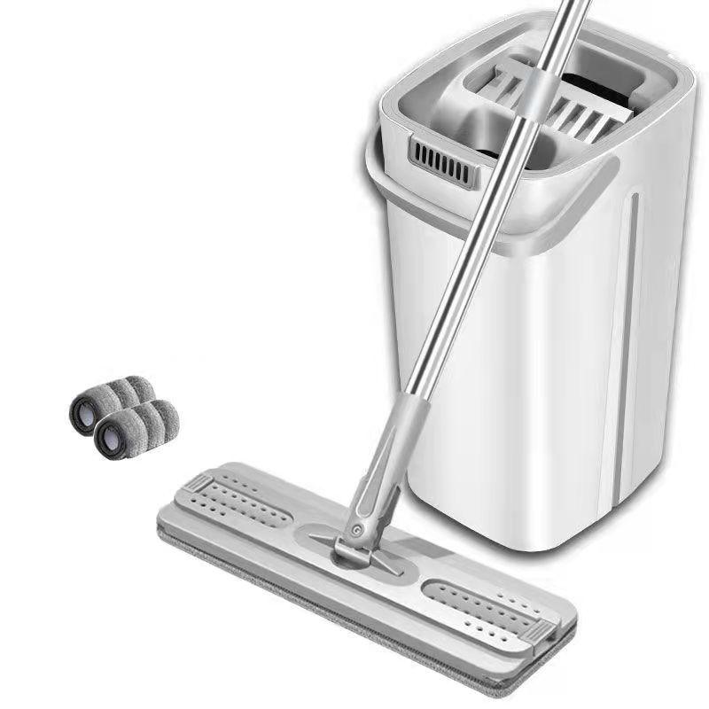 Xiaomi 360° Rotating Floor Cleaning Mop with Bucket No Hand Washing Flat Squeeze Mop Stain Removing Mop Household Cleaning Tool450000