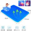 Highly Breathable Gel Cushion with Honeycomb Structure, High Resilience, Zero Gravity Cushion, Suitable for All Seasons, Includes Cover, for Working F