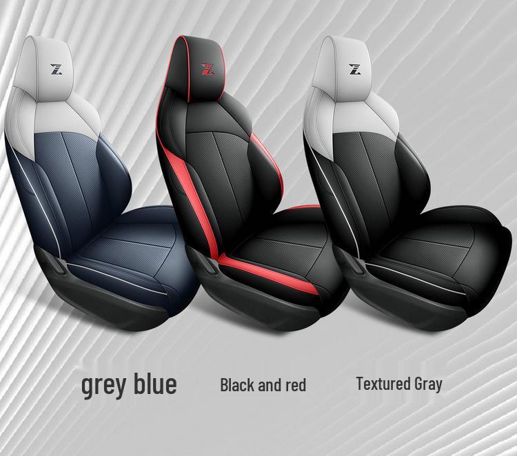 Oshan Z6 Universal Full Leather Car Seat Cushion, All-Season Model