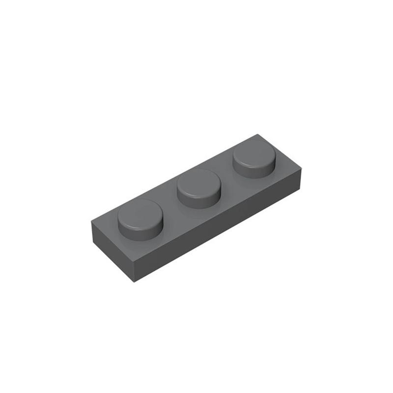 100PCS PLATE 1x3 Compatible 3623 Multiple Color Options Plate Self-Locking Bricks Building Blocks Toys Accessories