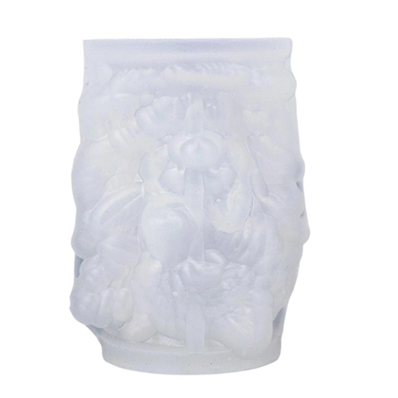 Craft Candle Casting Mould Fantasy Animal Relief Candle Mould, Flexible Body for Soap Base Gypsum Ornament and Resin Casting