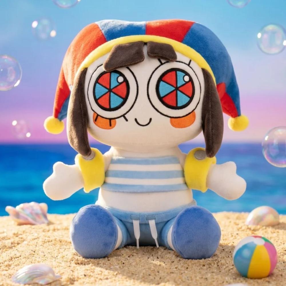 Atemberaubende digitale Zirkus Pomni Jester Plüschtiere, weich gefüllte Cartoon-Puppen-Serie, für erwachsene Fans, Heimdekoration, Sammlergeschenke