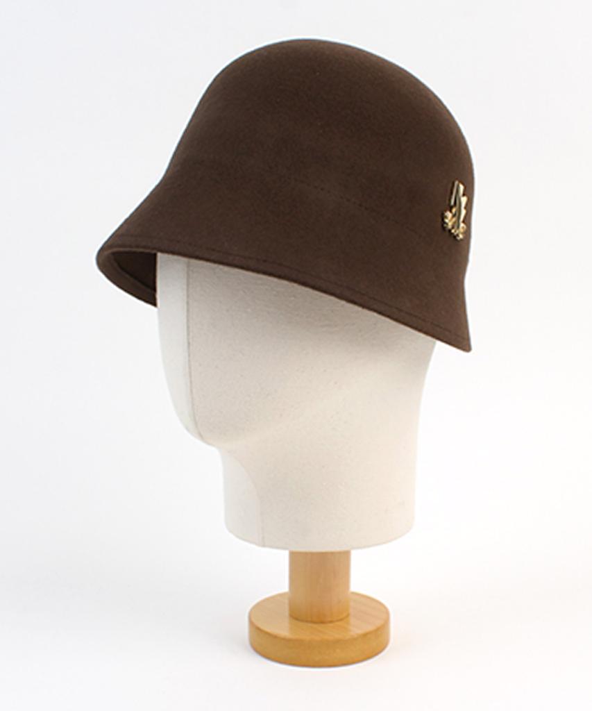 Yunibeosyeolkemiseuteuli French Wool Brown Drop Bucket Wool Bucket Hat