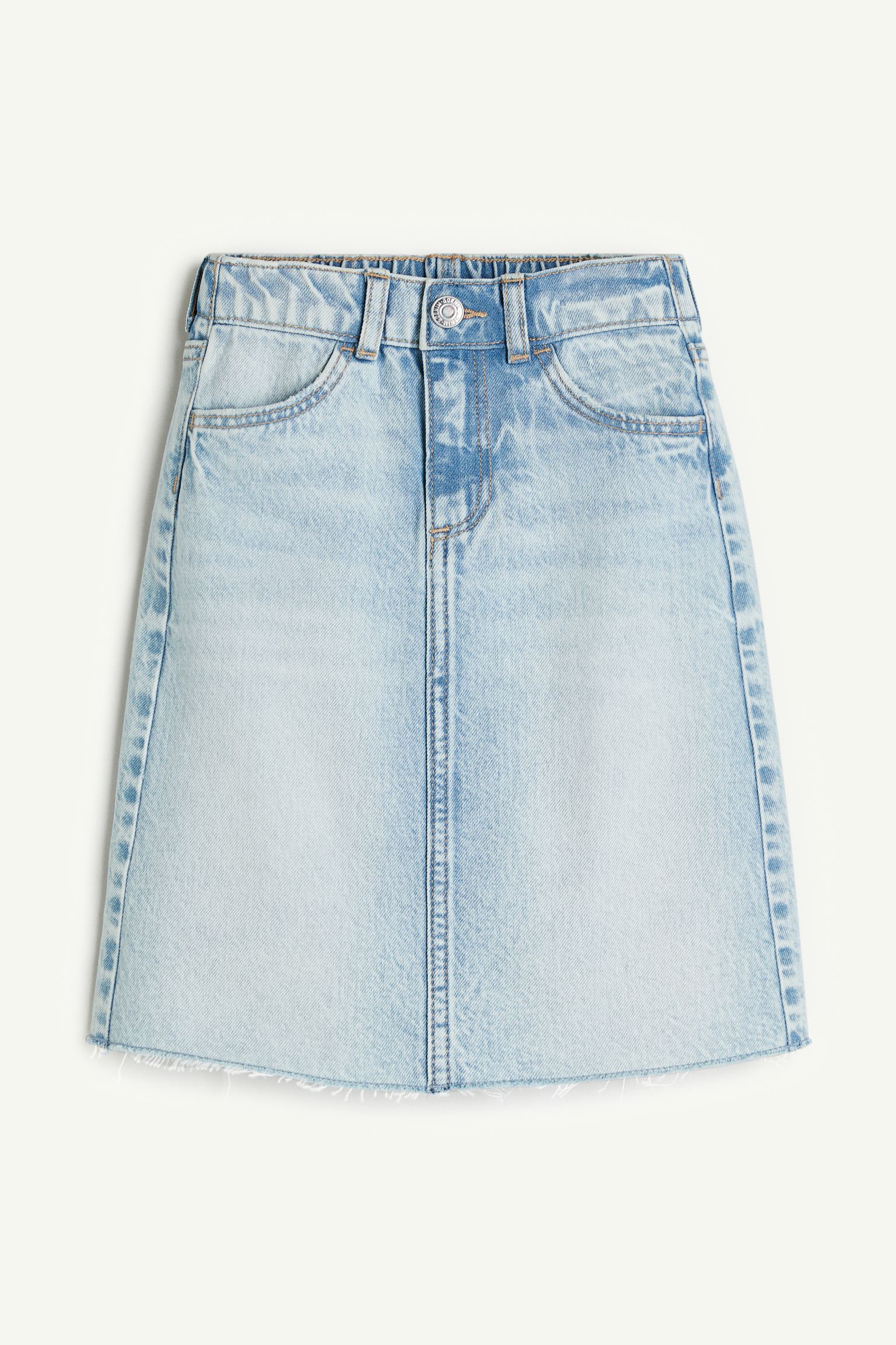 

Джинсовая юбка миди