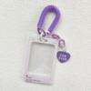 Card Note Storage Schoolbag Hook Transparent Card Holder Acrylic Crystal Card Holde Luggage Tag Hard Shell Anti-loss Card Case