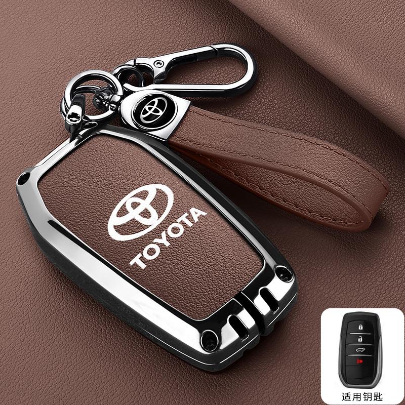 Car Key Case Cover Bag For Toyota Tacoma Fortuner Corolla Venza Grand Highlander RAV4 XSE Prime Land Cruiser Hilux 2023 2024
