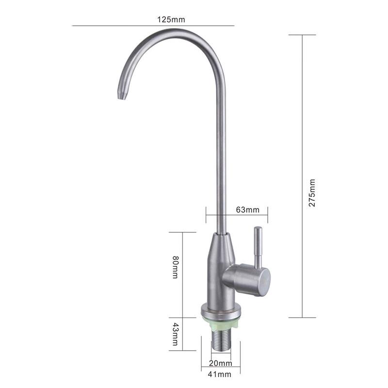 Huangchao 304 Stainless Steel Water Purifier Faucet