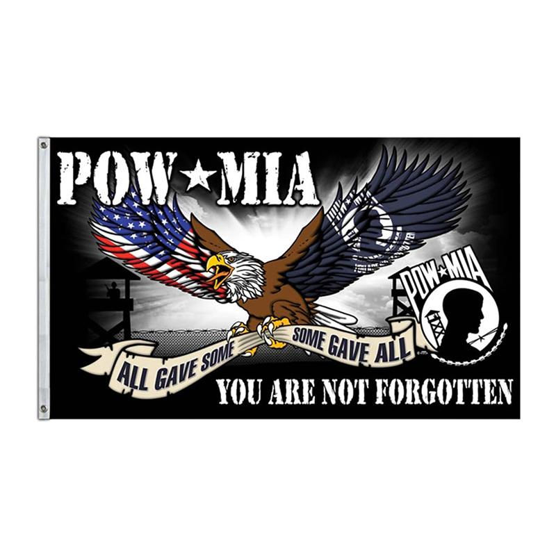 3x5FT Durable Flag POW-MIA You Are Not Forgotten Pow Mia Powmia Military Banner