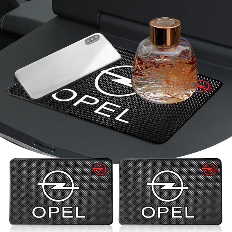 1 Stück Autoemblem Anti-Rutsch-Pad Handyhalterung Rutschmatte Autostyling Für Opel Crossland Crossland-X Mokka Combo Cascada Monza