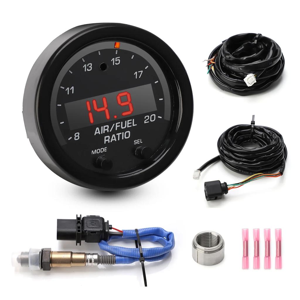 EM 30-0300 30-4110 X-Series Wideband UEGO AFR O2 Air Fuel Ratio Gauge Kit LSU 4.9 0258017025 Car Oxygen Sensor AFR Sensor Gauge