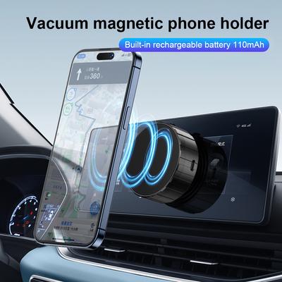Strong Suction Car Phone Mount 360 Rotation Air Suction Magnetic Car Phone Bracket Car Phone Stand for Car/Mirror/Smooth Surface