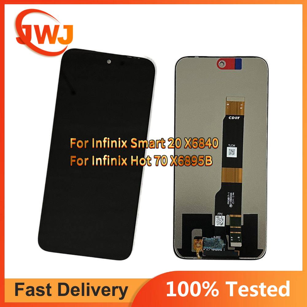 Schermo LCD e Digitizer Assemblaggio Completo Per Infinix Smart 20 X6840 Hot 70 X6895B