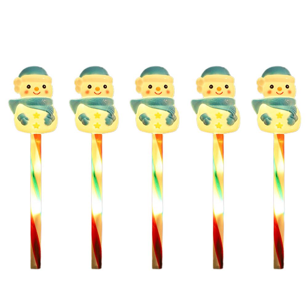 

4 шт. Рождественские солнечные фонари Санта-Клауса, Снеговик, Садовые фонари для дорожки, Подходят для двора, подъездной дорожки, газона, сада, украшения рождественской елки