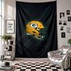 Green Bay Packers Wall Tapestry Home Decor Wall Hanging Cloth for Bedroom Living Room Background