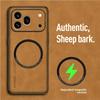 Cases for Honor 600 600Pro Sheepskin Leather Shockproof Case for Huawei Honor 600 Pro Magnetic Wireless Charging Phone Cover