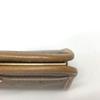 Dior Kisslock coin purse case coin purse Leather Brown/GoldHardware