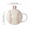 Creative Tea Cup Sports Theme Ceramic Mug Drinkware Baseball Cup  Gift for Baseball Lover
