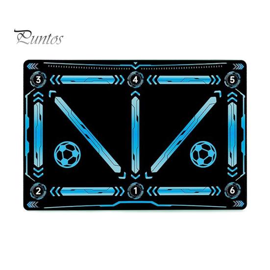 Basketball Footwork Trainer Training Mat Non-Slip Low Noise System Dribbling Agility Footstep for at Home Speed