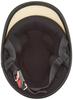 Bike Parts Center Half Helmet, Long Ducktail, Ivory, One Size Fits Most (Head Circumference 57cm-60cm) 722202