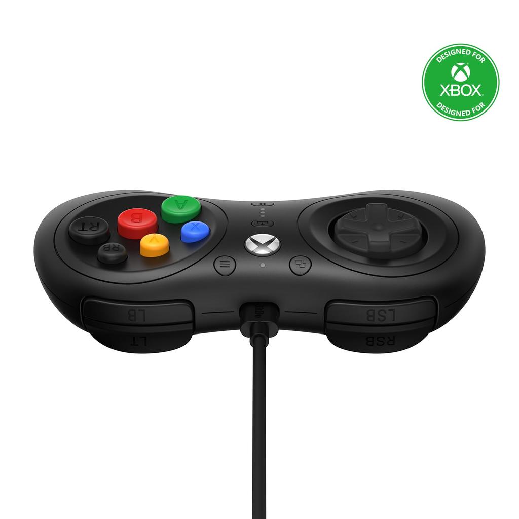 8BitDo M30 Wired Controller for Xbox Series X|S, Xbox One, and Windows, 6-Button Layout - Officially Licensed