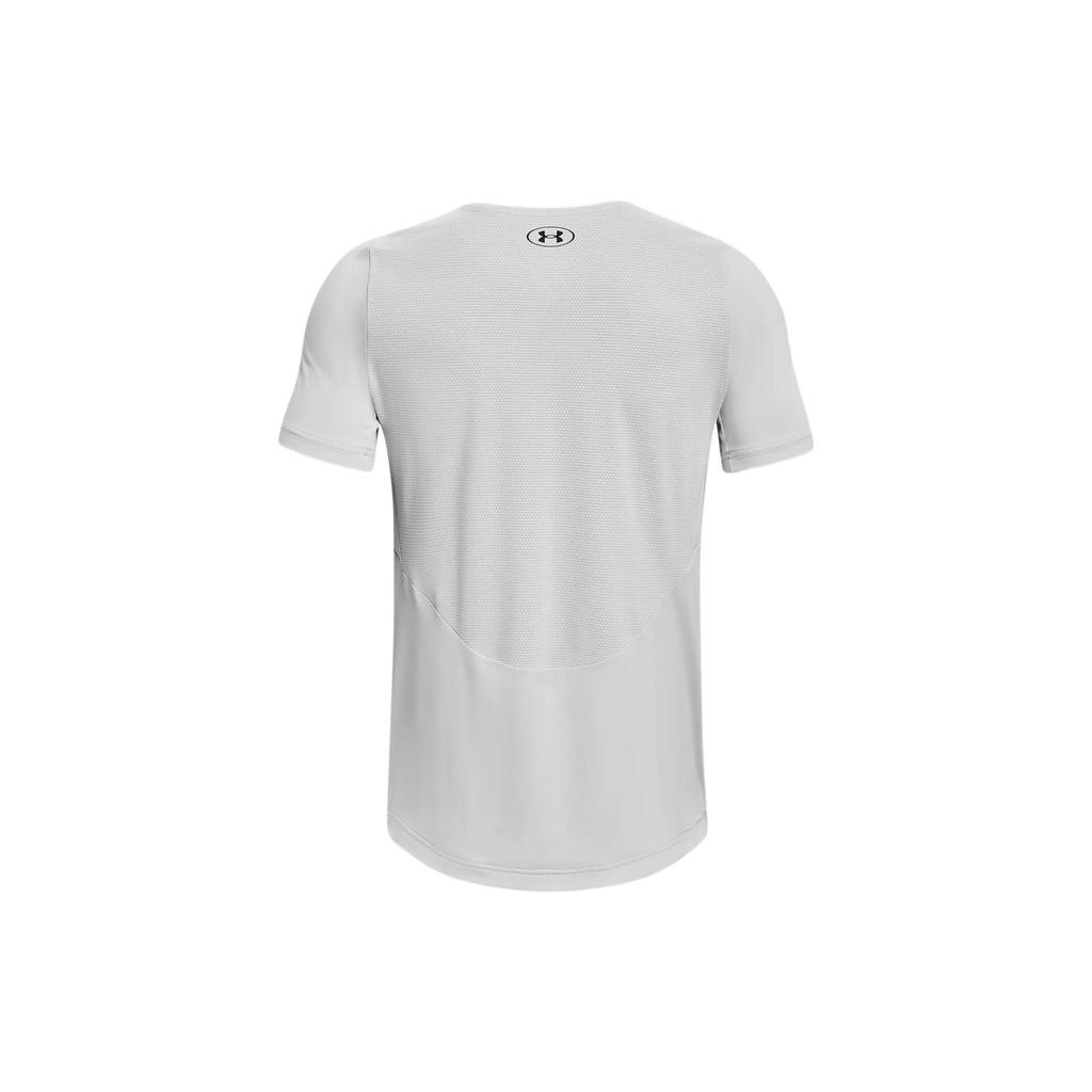 Under Armour Solid Logo Training T-Shirt Men Tops Halo-Gray 1370317-014