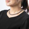 [Sakiya] Shell Pearl Necklace, Pearl Necklace Set for Formal Occasions (Weddings, Funerals, Graduations, Entrance Ceremonies, etc.), 6mm Pearl, 42cm