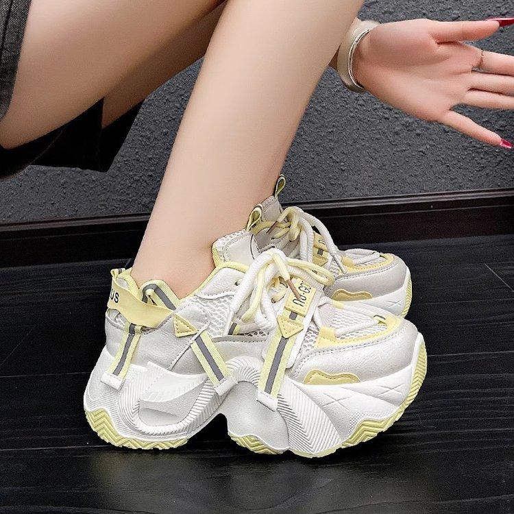 

This autumn s new mesh casual sneakers have thicker soles and women s versatile models. 35 неоновый жёлтый