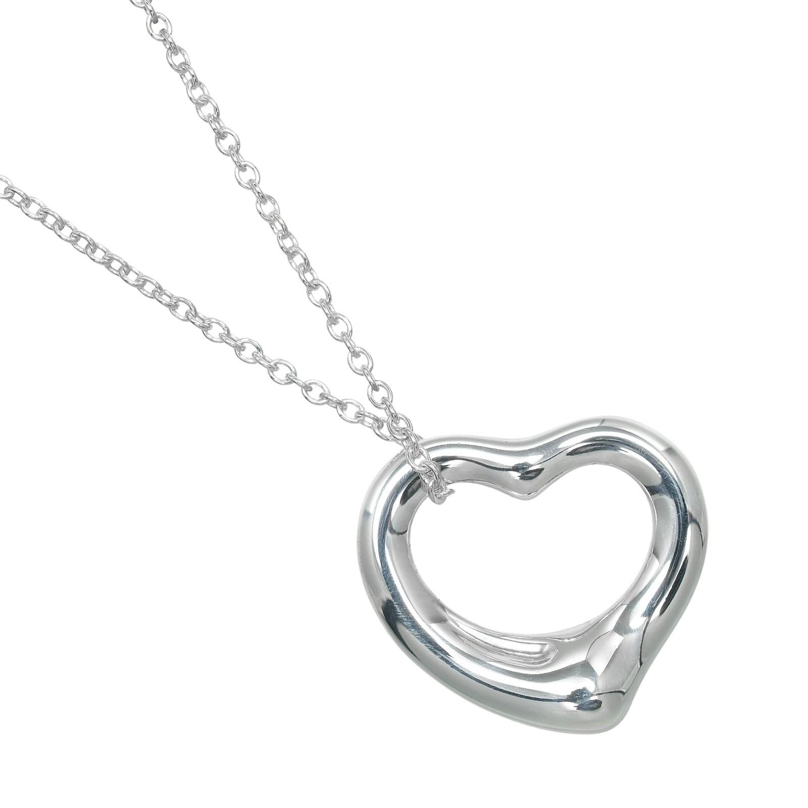 

TIFFANY&Co. Кольє Відкрите серце 0.6 модель Срібло925 3.3г Жіноче Б/в