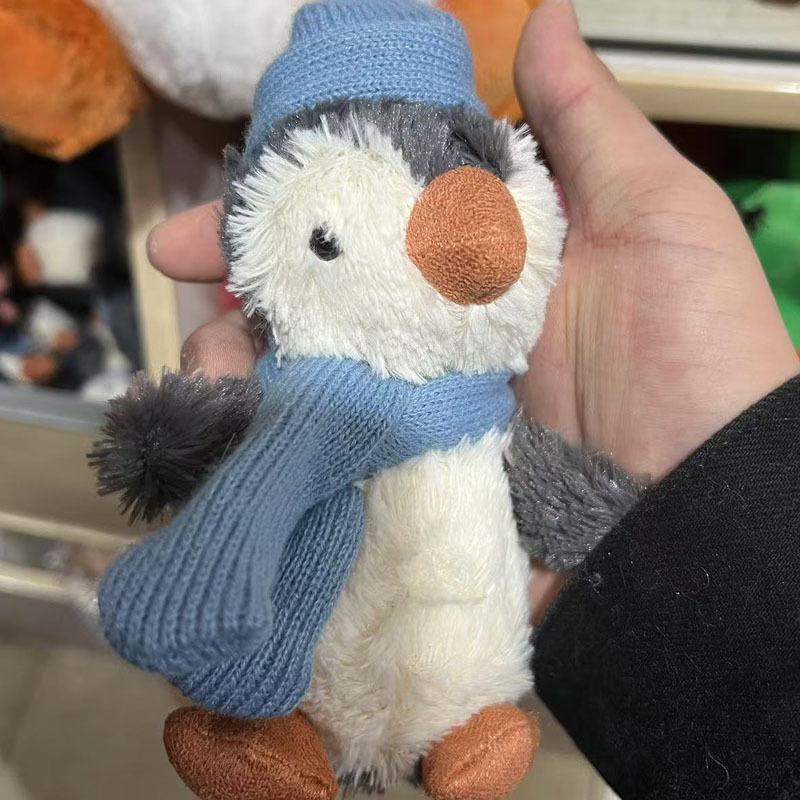 Jellycat Erdnuss Pinguin Puppe Lustige Puppe Plüschtier Mini Erdnussschale Pinguin Schnuller Baby
