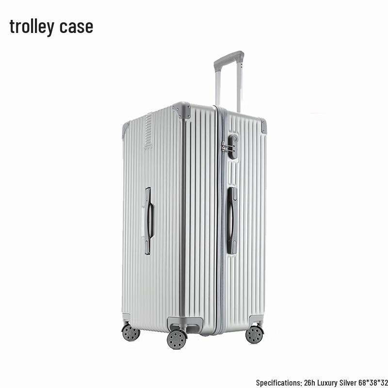 Churong Retro Hardside Luggage with Universal Wheels