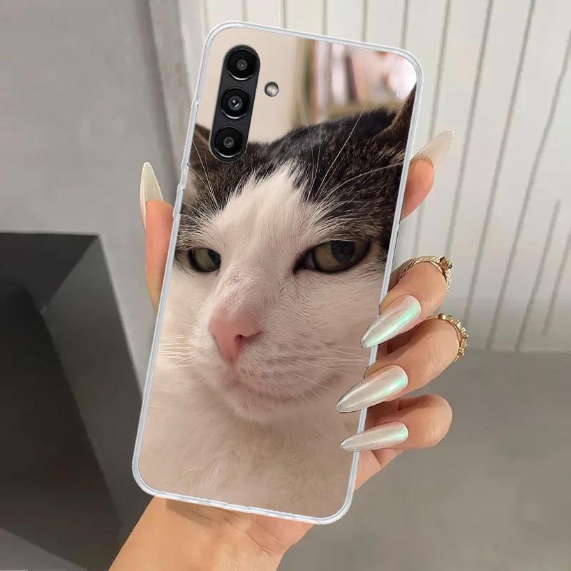 

Pet Cat Funny Memes Phone Case for Samsung Galaxy A17 A16 A37 A26 A36 A57 A56 A15 A25 A35 A55 A14 A24 A34 A54 A13 A23 A33 A53 Ga Samsung A25