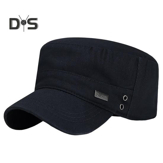 Unisex Cadet Military Cap, verstellbare taktische Operator-Cap, flache Oberseite, Baseballkappe, Outdoor-Sonnenhut zum Spazierengehen und Segeln