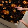 Halloween Design 1-Pc Fitted Sheet -100% Polyester Digital Print Breathable All-Season Fitted Sheet and No Pillowcase Set