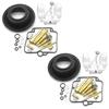 2 PCS For Mikuni BST33 BMW F650 1993-2000 SUZUKI 1989-2000 GS500E Motorcycle Carburetor Repair Kit Carb Float Vacuum Diaphragms