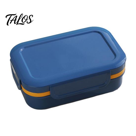 Food Grade Plastic Bento Microwave Safe Lunch Box with Utensils, Multi Compartment for Adults, Daily Meal Prep Workers Portable Container Leak-Proof