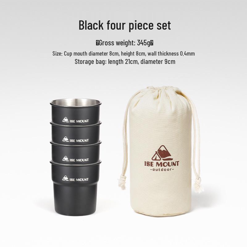 304 Stainless Steel Multi-Purpose Outdoor Cup: Ideal for Camping, Beer, Coffee, Water, and Beverages