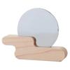 Kamidana No Sato Modern Shinto Mirror, Kasumikumo, Maple, 2-inch, Natural