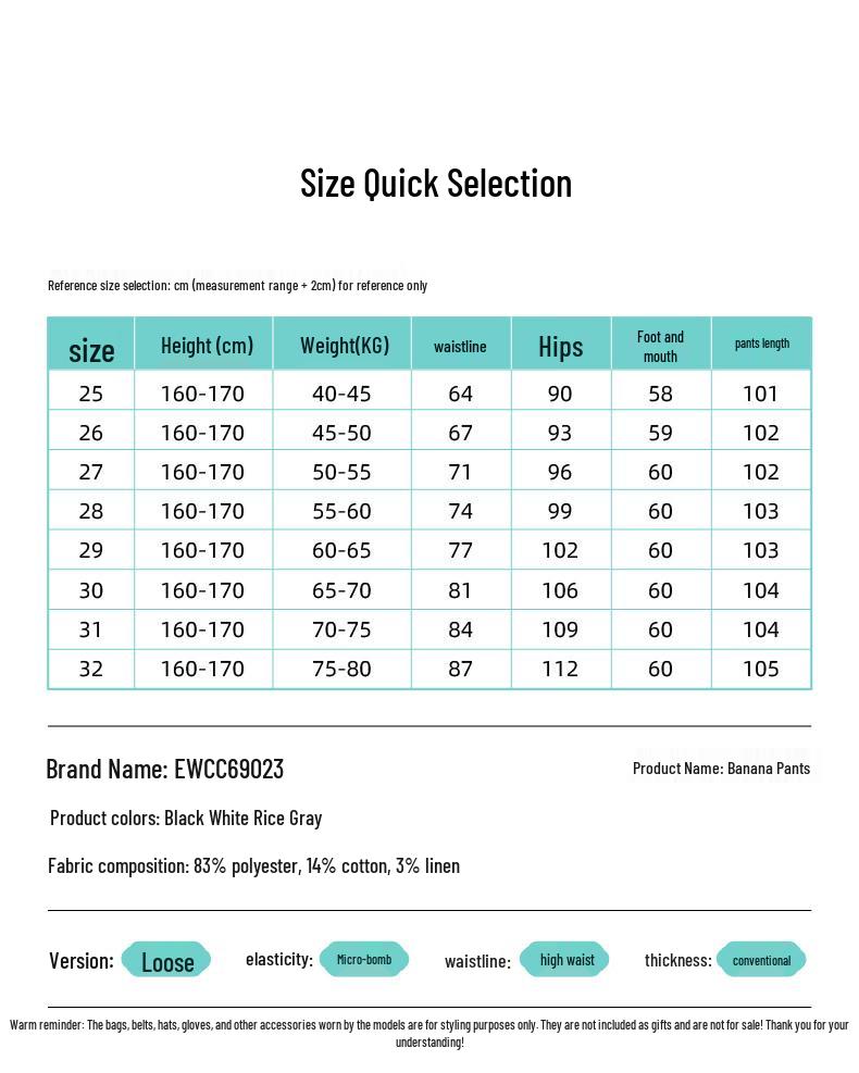 ESE-Y Women's Cotton Linen High-Waist Wide-Leg Pants