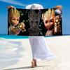 Groot Print Beach Towel, Large Soft Quick Dry Towel for Beach Camping Swimming